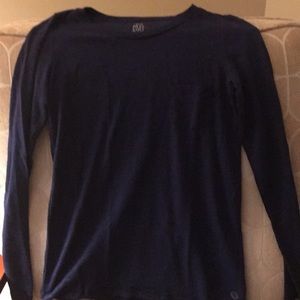 Navy blue long sleeve tee